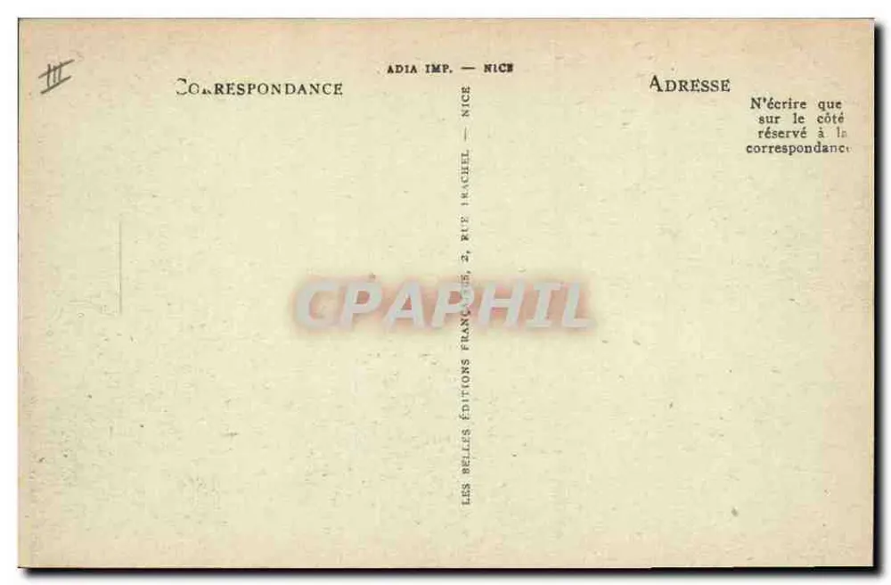 Carnaval de Nice — As Corridas (Pin P., constr.) - Verso