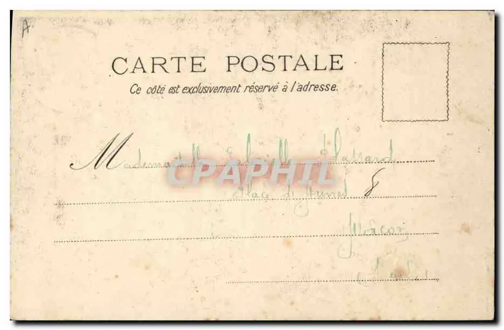 Mulher com coifa em Bressanne — Editor: Chalon-sur-Saône, n°5 - Verso