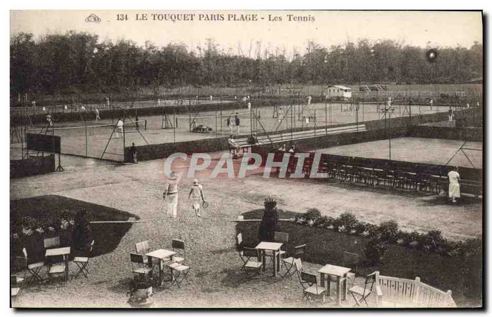 Le Touquet-Paris-Plage - Die Tennisplätze — Verlag C.M. Nr. 134 - Vorderseite