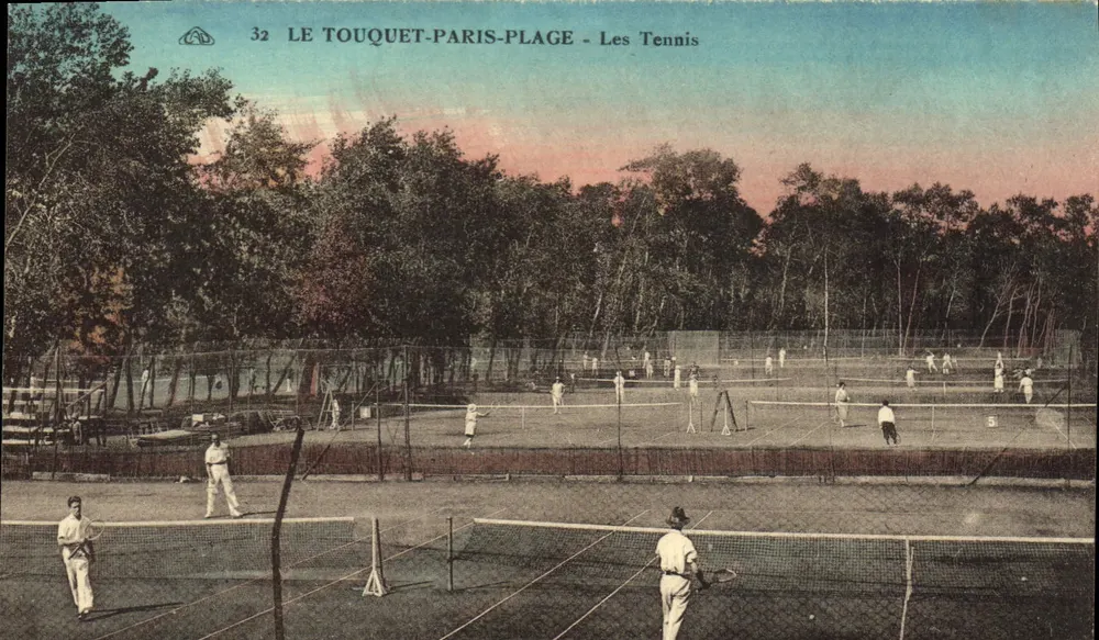 Le Touquet-Paris-Plage - Die Tennisplätze — n° 32 - Vorderseite