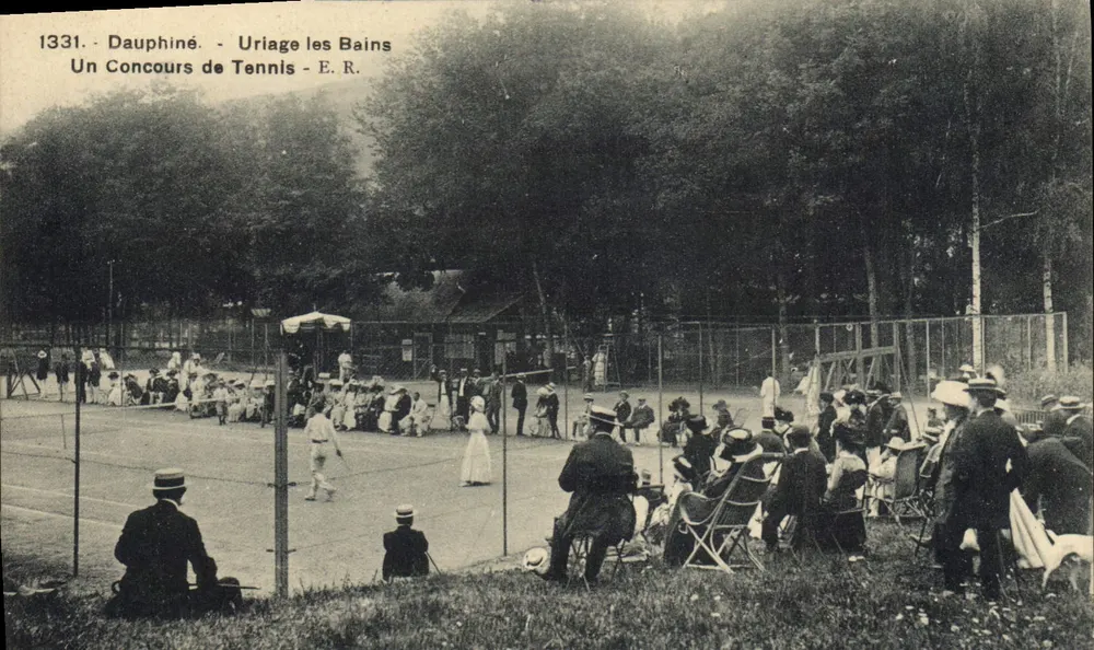 Uriage les Bains — Tennis-Wettkampf — E.R. Nr. 1331 - Vorderseite