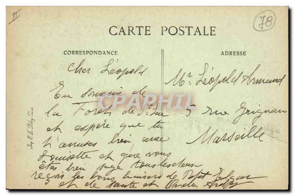 Saint-Leu-la-Forêt — W lesie — n°602 - Rewers