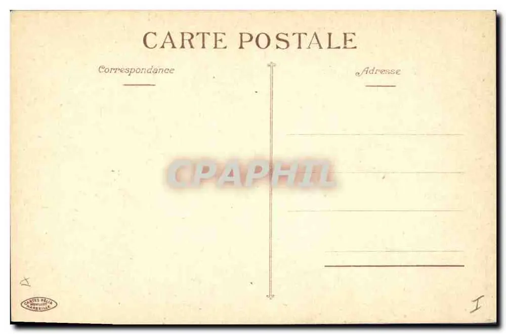 Buquê de margaridas — edição Cartes Hellia de Pommiers - Verso