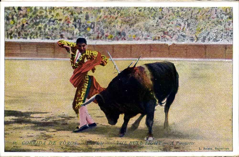 Corrida de touros — Mohinete — L. Roisin, Barcelone - Frente