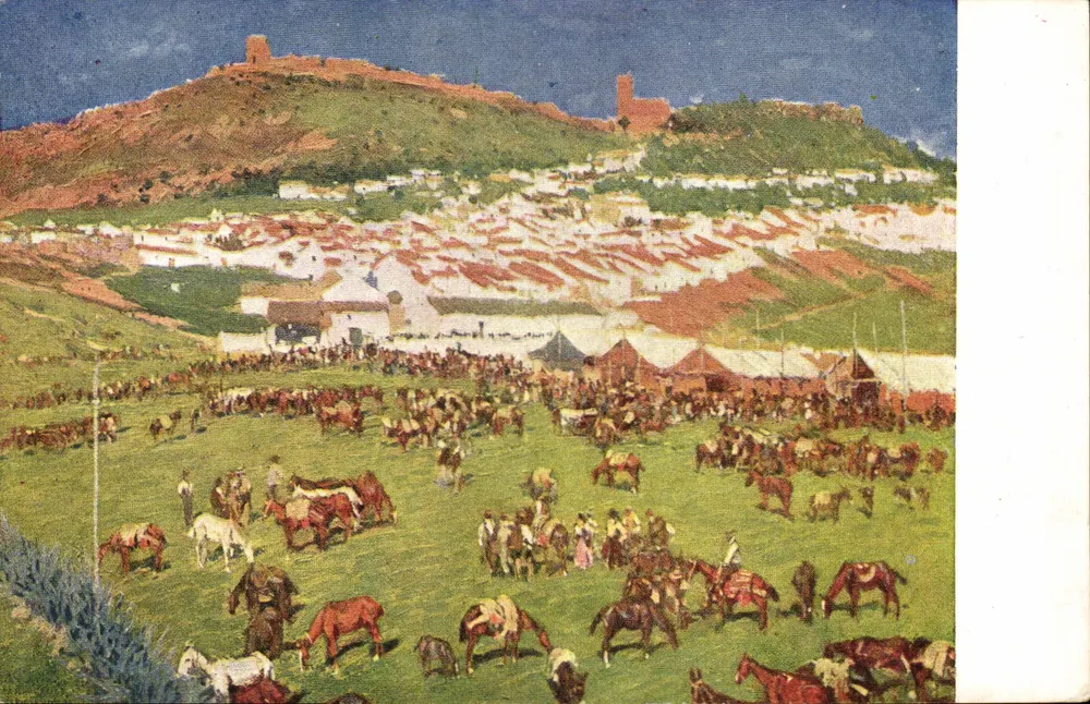 Mercado de cavalos — Editor: N. Coll Subeti, Barcelona — N° 818 - Frente