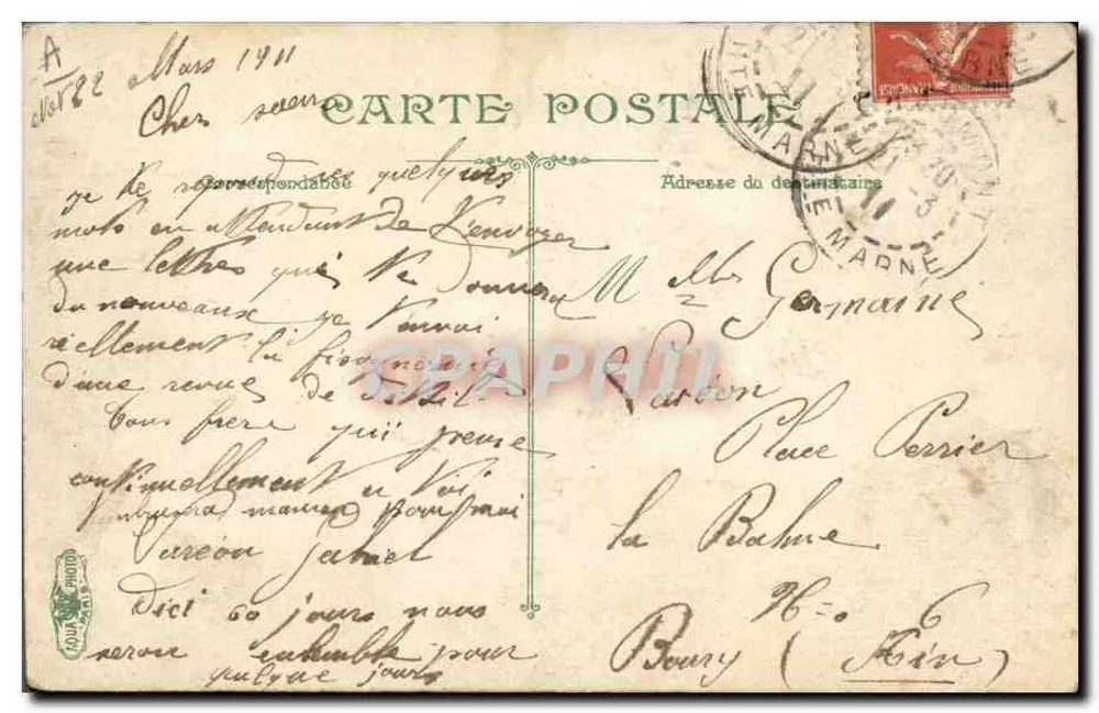 Infanterie — Eine Detailübersicht — LV & C° - Rückseite