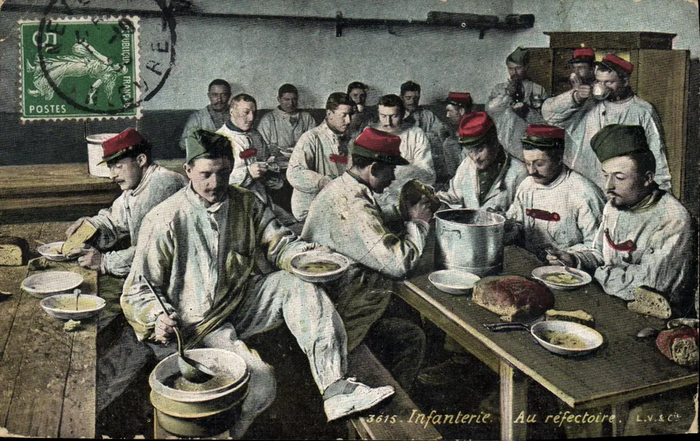 Infanterie — Im Refektorium — L.V.&C° Nr. 3615 - Vorderseite