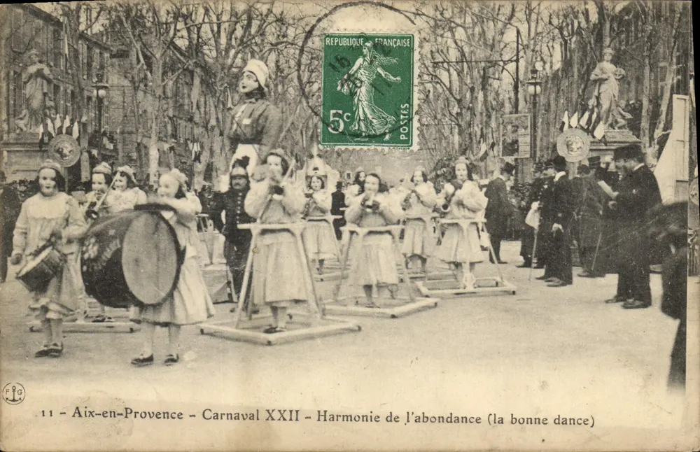Aix-en-Provence — Karneval XXII — Harmonie der Fülle (das gute Tanz) — FPG 11 - Vorderseite