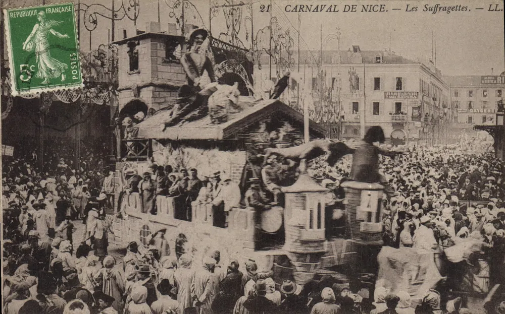 Carnaval de Nice — As Suffragistas — LL. - Frente