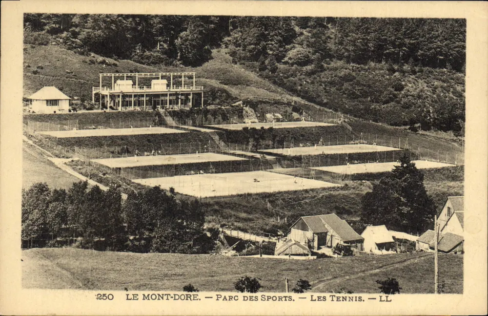 Mont-Dore — Park des Sports — Die Tennisplätze — LL - Vorderseite