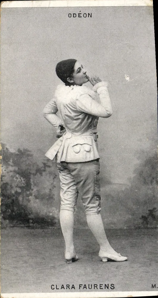 Clara Faurens — Theater-Szene am Odéon — Verlag M. Odéon - Vorderseite