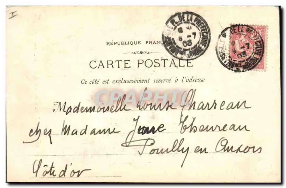 La Sainte Baume - Der Große Eiche (7 m. Umfang) — Fotografie E. Lacour — Marseille - Rückseite