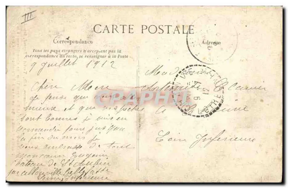 Grande Carvalho de Al louville — Árvore milenar com capelas — Delamare, edição Yvetot - Verso