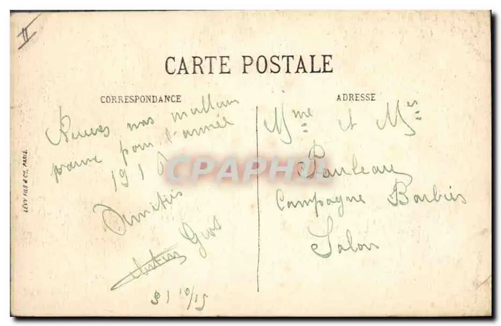 Het Grote Cederaam van het Thabor — Rennes — A.G. - Achterkant