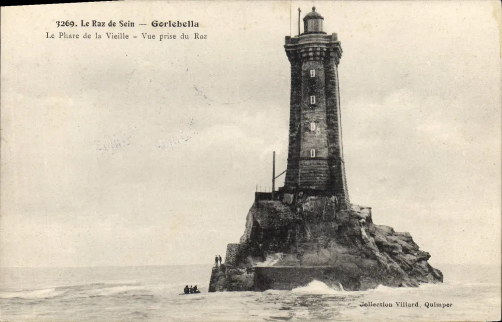 Der Raz de Sein — Leuchtturm der Alten — Sammlung Villard, Quimper - Vorderseite