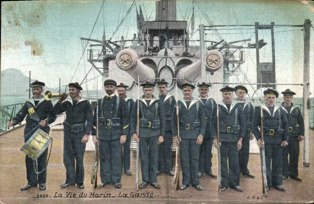 Matrosen an Bord eines Schiffs — La Garde — Das Leben des Seemanns, Nr. 2699 - Vorderseite