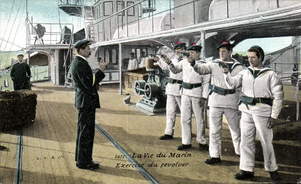 Revolver-Übung — Das Leben des Seemanns — L.V. & Cie n°2671 - Vorderseite