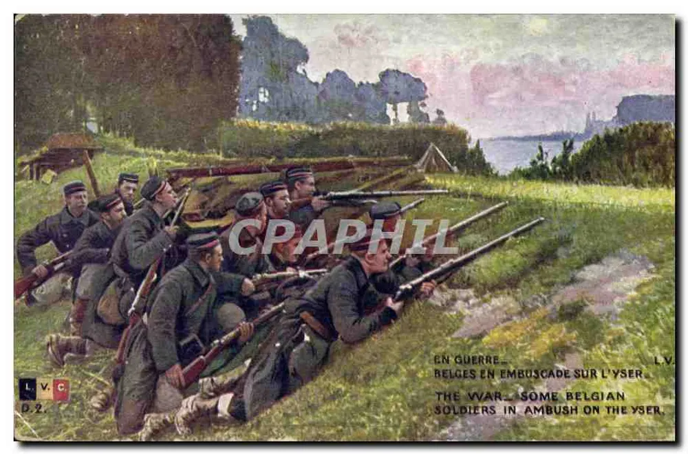 Belgien in der Schusslinie am Yser — L.V.C. D.2 - Vorderseite