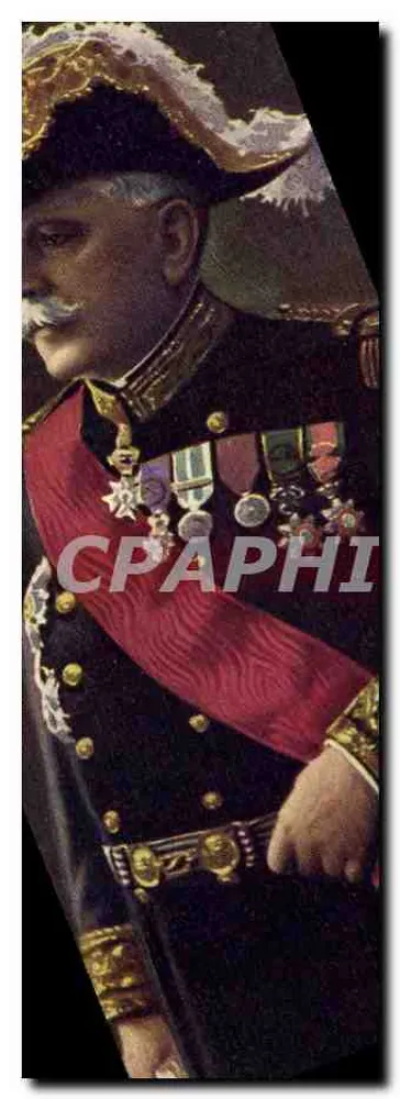 Geral em uniforme — decorado com medalhas — número de série não visível - Frente