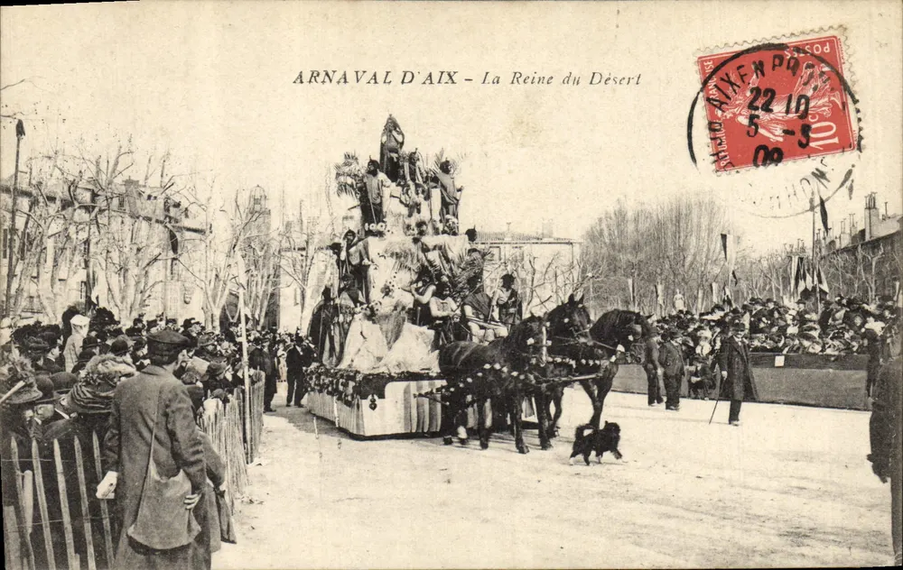 Arnaval d'Aix - Die Königin der Wüste — anonyme Ausgabe - Vorderseite