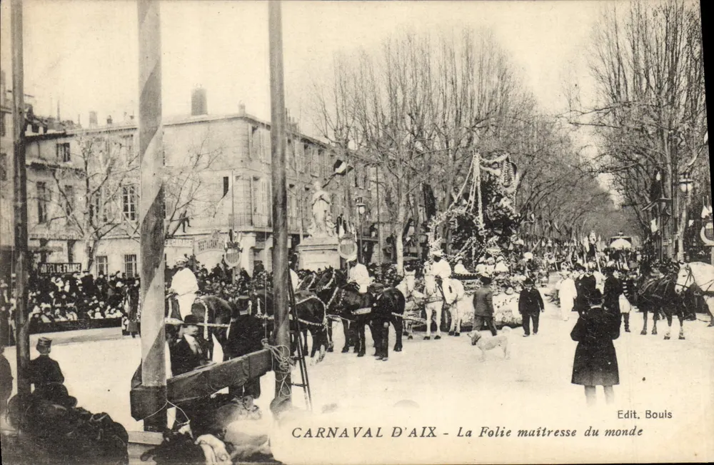 Karneval von Aix — La Folie maîtresse du monde — Edit. Bouis - Vorderseite