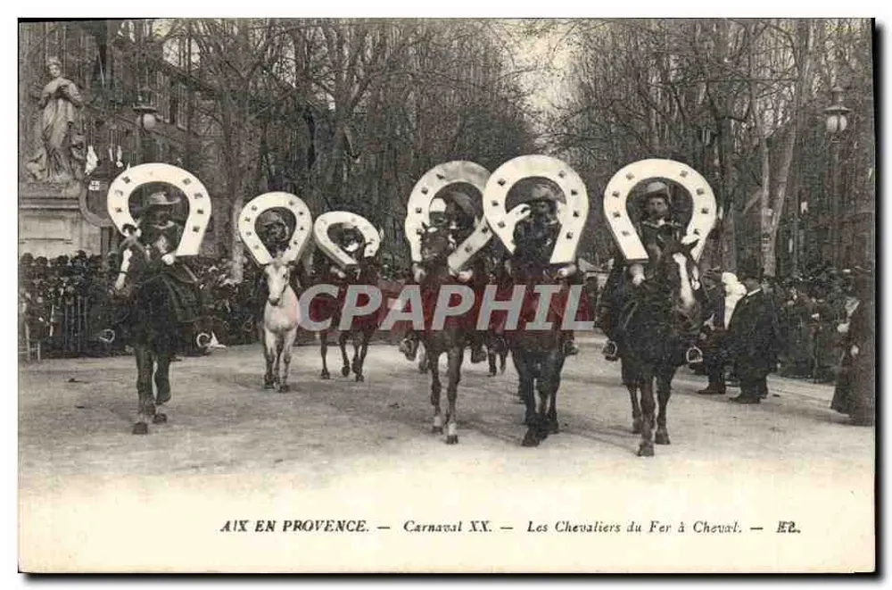 Aix-en-Provence — Karneval XX — Die Ritter des Eisens — E.P. - Vorderseite