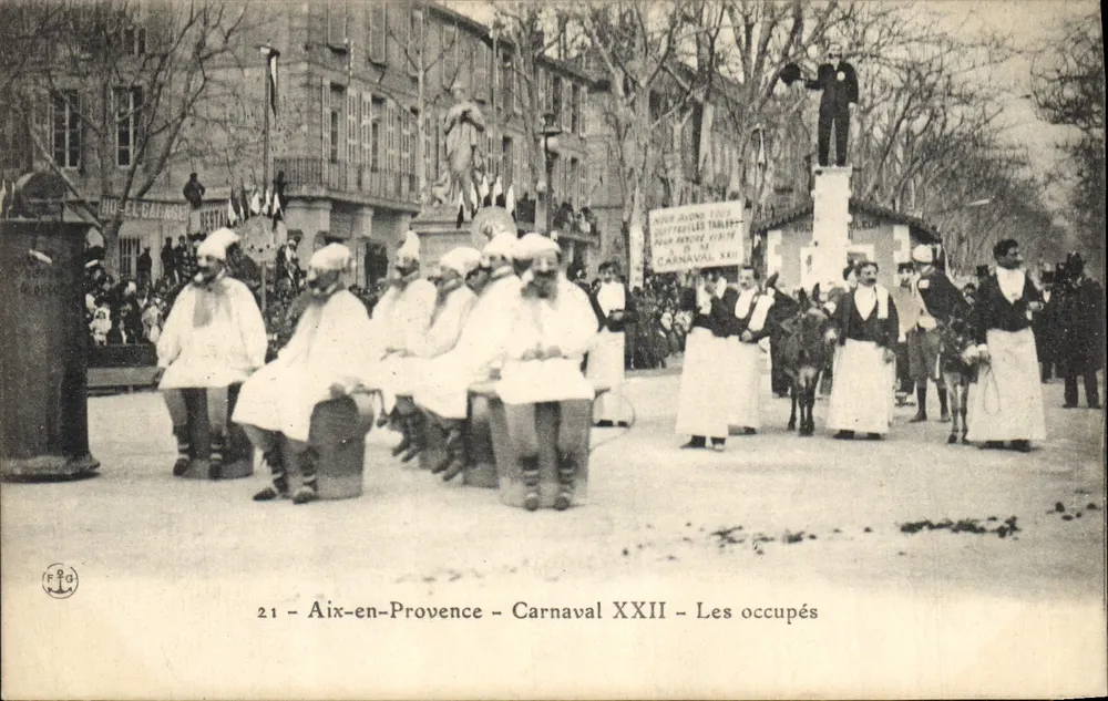 Aix-en-Provence — Carnaval XXII — Los Ocupados - Anverso