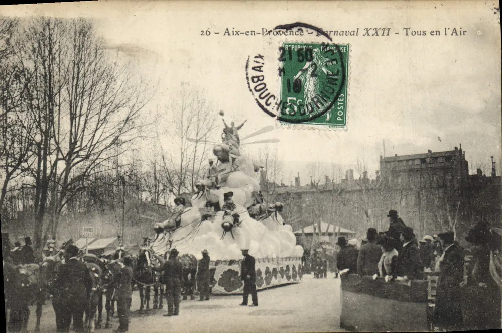 Aix-en-Provence — Karneval XXII — Alle in der Luft - Vorderseite