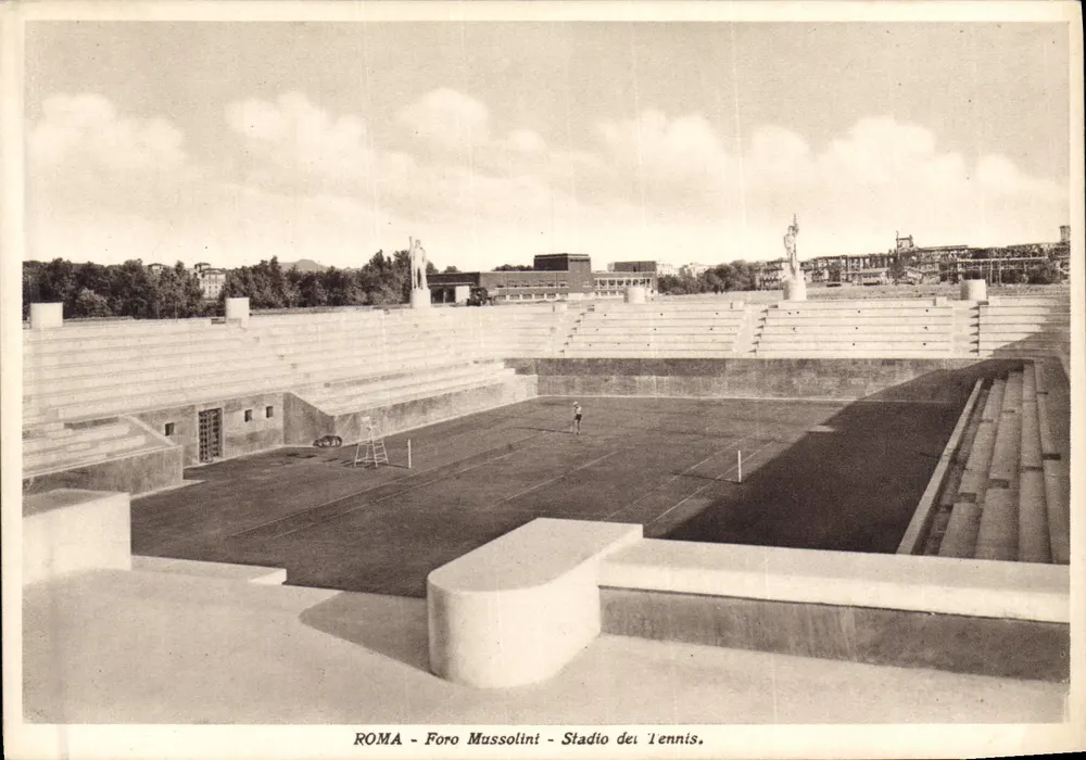 Rom - Foro Mussolini - Tennisstadion - Vorderseite