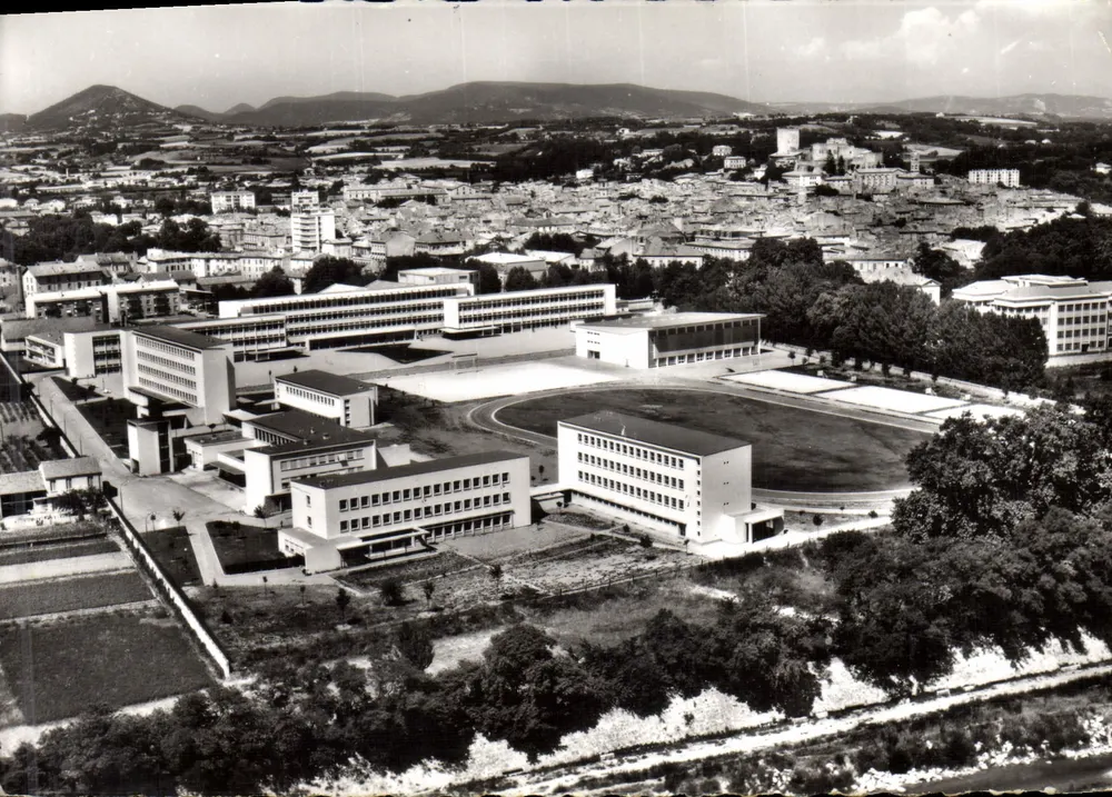 Montélimar — Das neue College und die Stadt — Éditions J. Cellard - Vorderseite