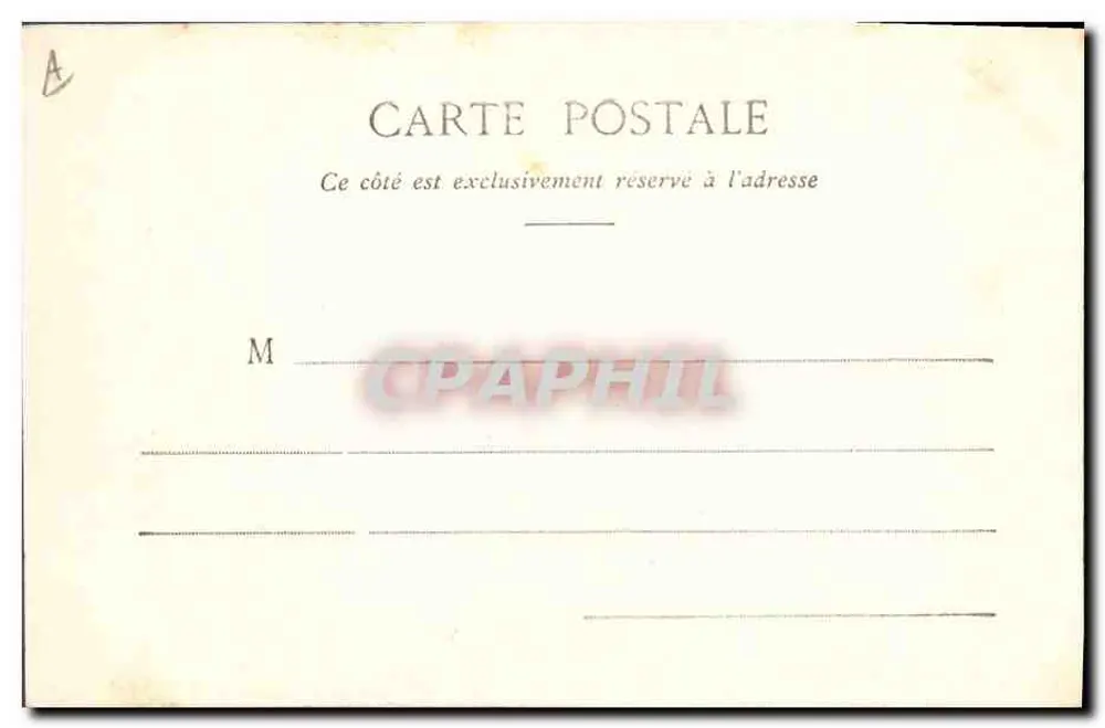 Pierrot, der Hase und der Fuchs — Ombromanie — Phototypie A. Berguet & Cie, Nancy - Rückseite