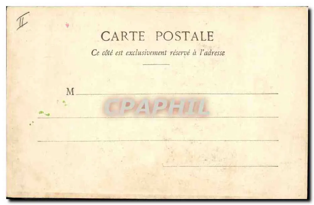 Le Nid de Pierrots — scène de Pierrot et Pierrette dans un nid d'oiseau — Phototype A. Gaboriaud - Verso