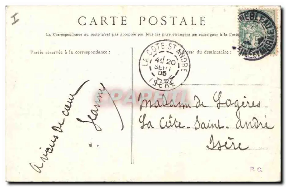 Wald Von Fontainebleau — Le Bouquet Du Peu D'Artifice — G. B. N. G. Fontainebleau - Rückseite
