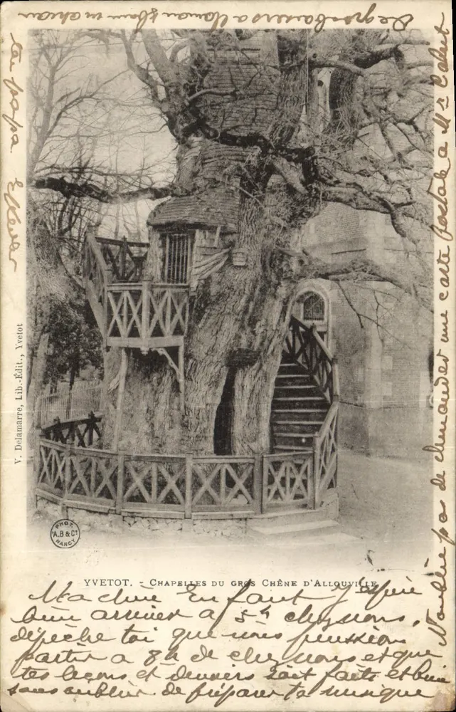 Yvetot — Chapelles du Gros Chêne d'Allouville — Yvetot, Lib. Édit. - Vorderseite