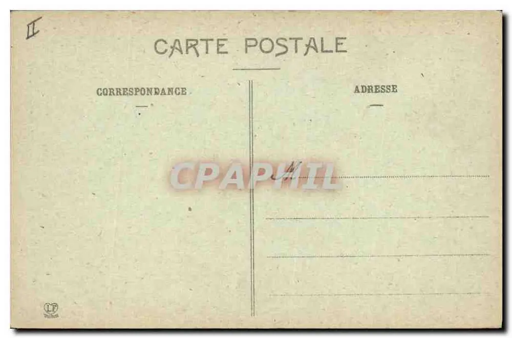 Tal der Aure — Wald der Fanges (Aude) — Gruppe von Fichten — Phototype Labouche Frères, Toulouse - Rückseite