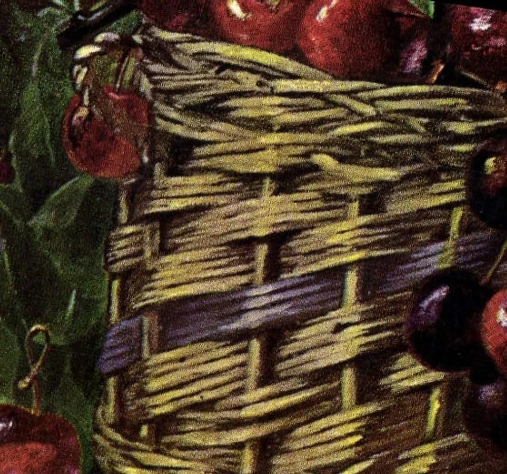 Panier de cerises — détail d'une illustration — Hildesheimer & Co. Ltd. (Série No. 824th) - Vorderseite