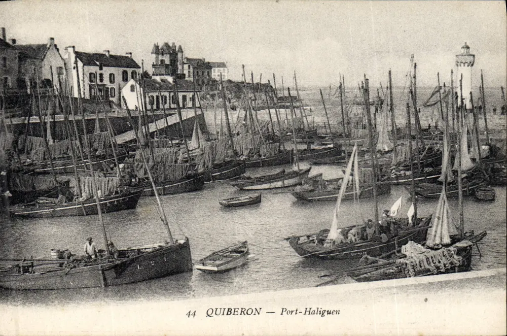 Quiberon — Port-Haliguen — Unbekannter Verlag, Nr. 44 - Vorderseite