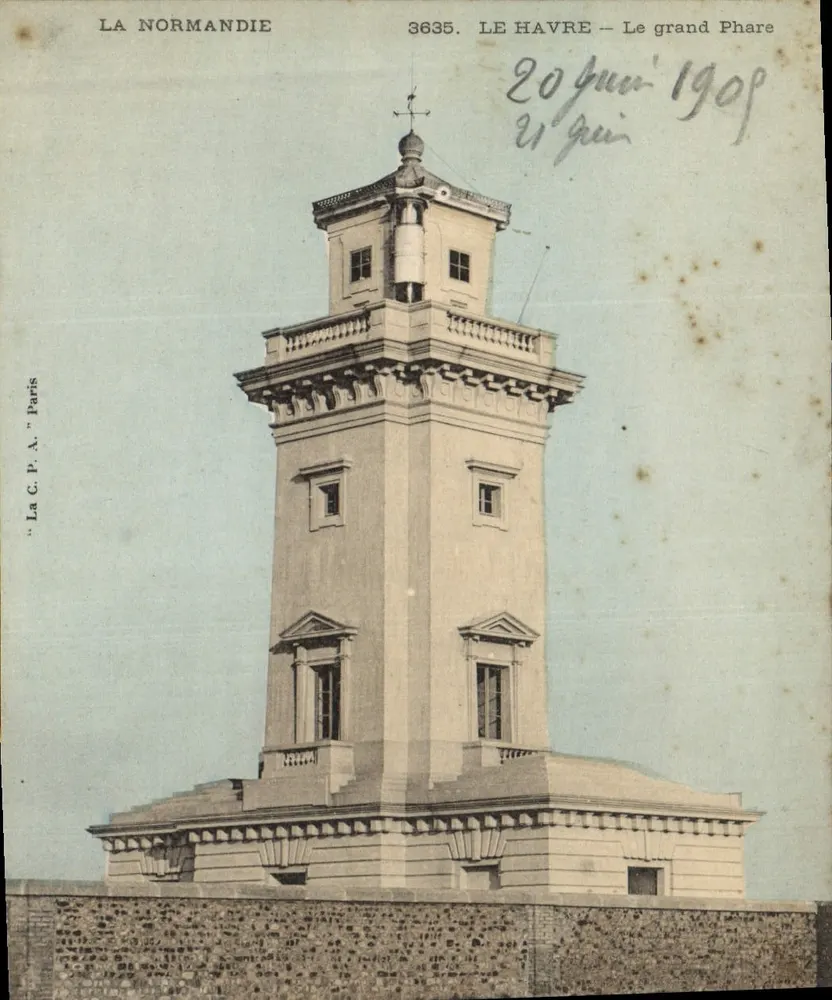 Le Havre — O grande Farol — A Normandia, n° 3635 - Frente