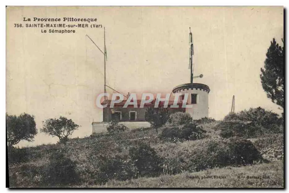 O Sémaphore — Sainte-Maxime-sur-Mer (Var) — Dapochi, foto, Frejus - Frente