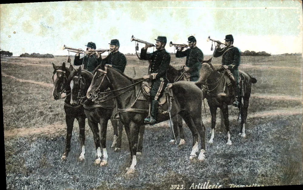 Artillerie — Trompetten — Verlag Trompetton, n° 3723 - Vorderseite