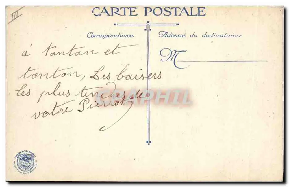 Schlacht an der Marne — Thiéry aîné, Marseille — LVG - Rückseite