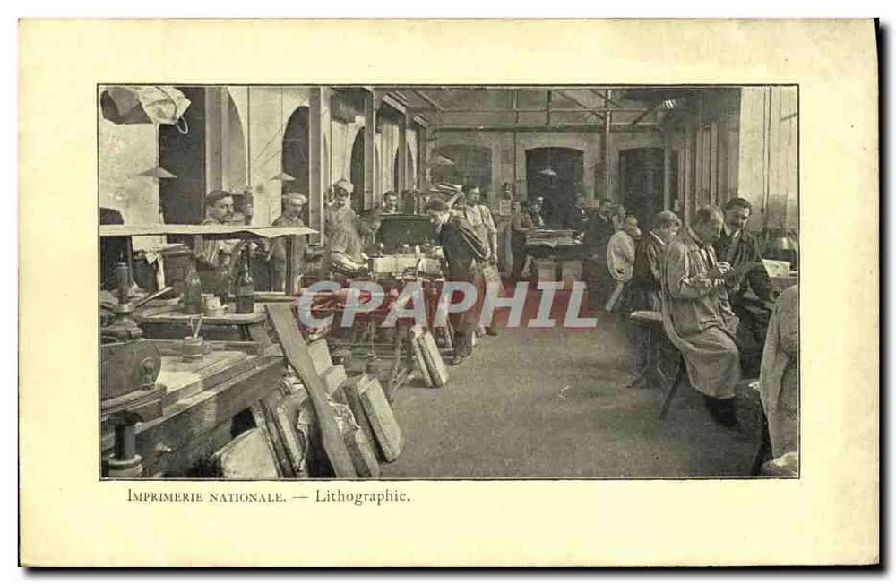 Nationaldruckerei — Lithografie — Verleger nicht sichtbar - Vorderseite