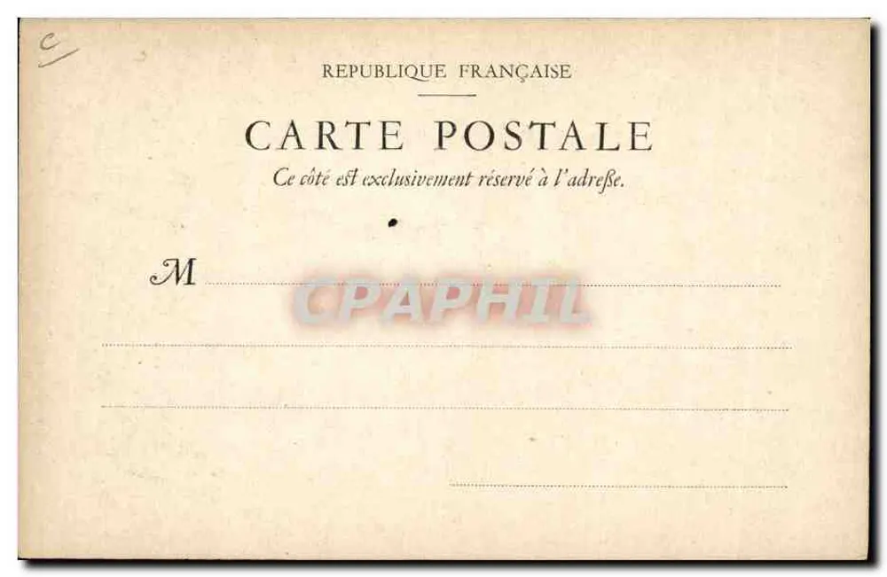 Nationaldruckerei — Lithografie — Verleger nicht sichtbar - Rückseite