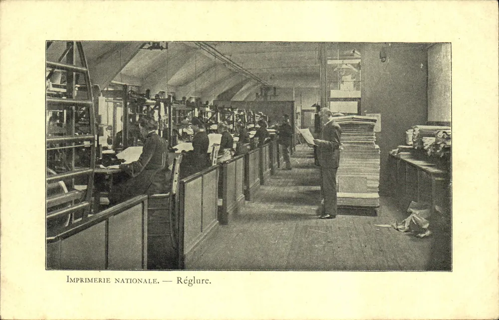 Imprimerie nationale — Réglure - Vorderseite