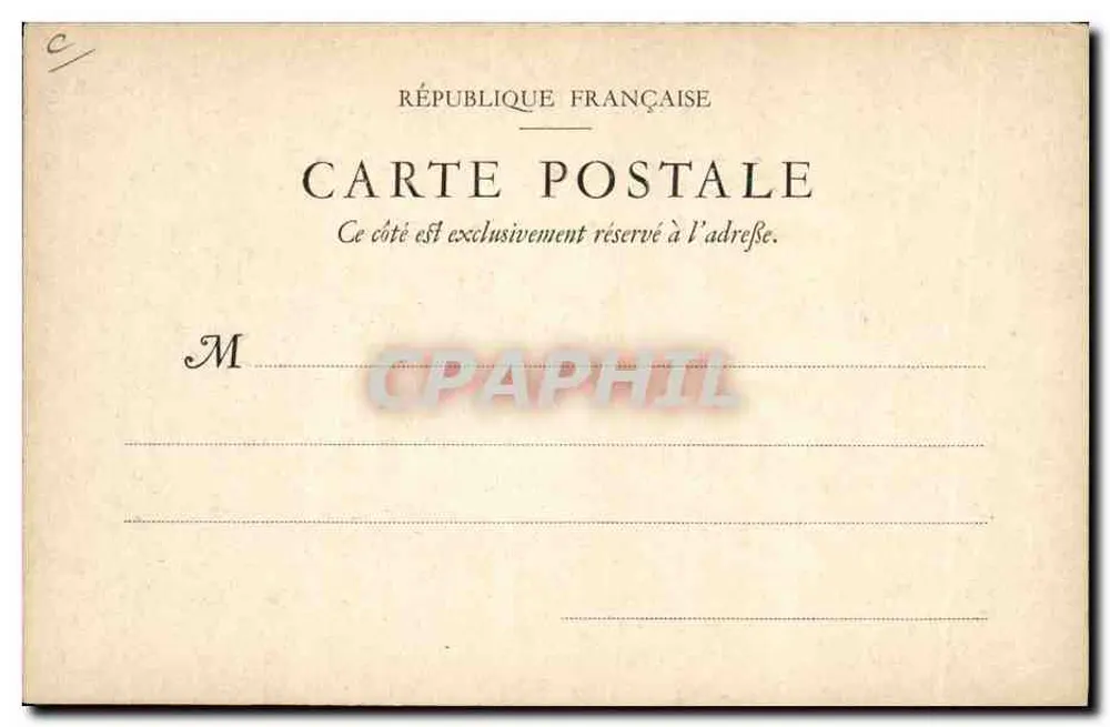 Imprimerie nationale — Réglure - Rückseite