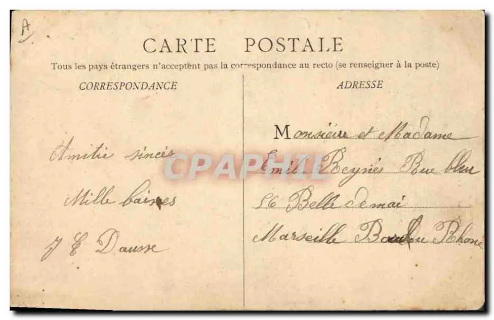 Jeune femme en coiffe traditionnelle — Charolaise — éditeur A. S. Chalon-sur-Saône - Rewers