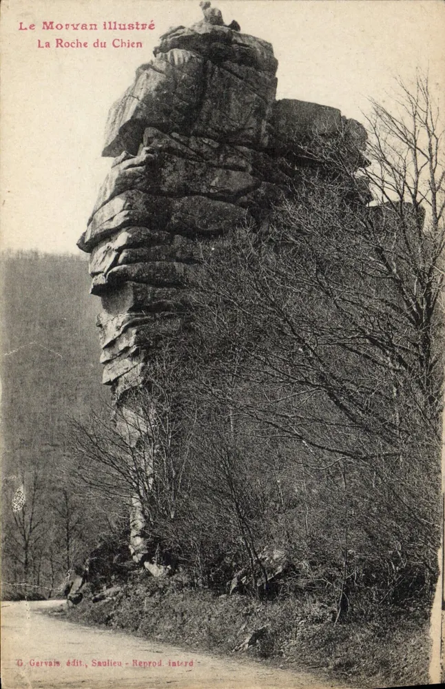 La Roche du Chien — Morvan — G. Gervais, Saulieu - Awers