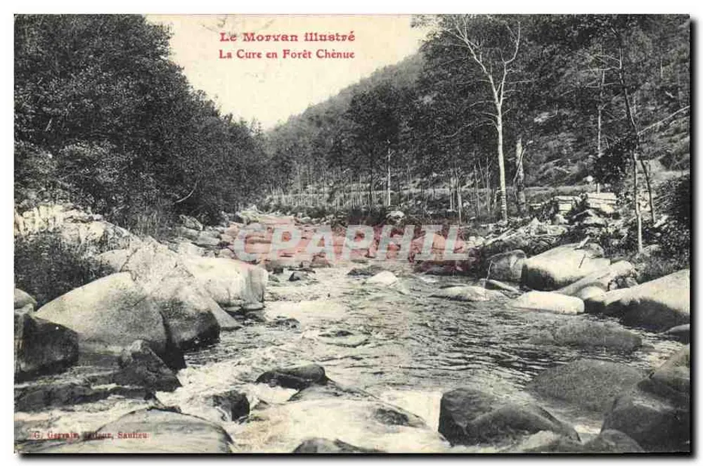 La Cure na Floresta Chènue — Le Morvan illustré — G. Gervais, Éditions, Saulieu - Frente