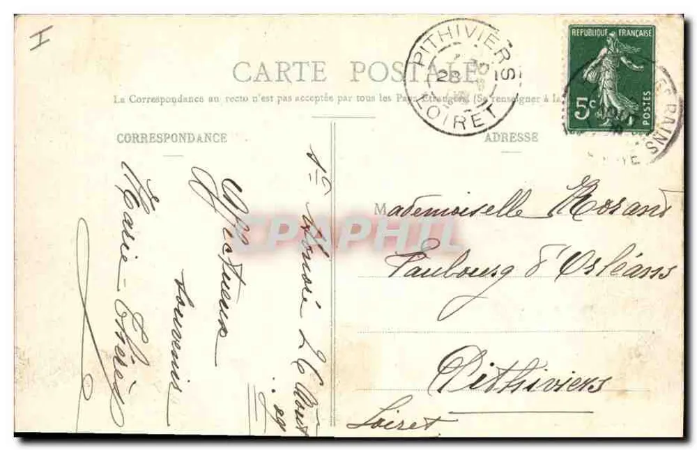 La Cure na Floresta Chènue — Le Morvan illustré — G. Gervais, Éditions, Saulieu - Verso