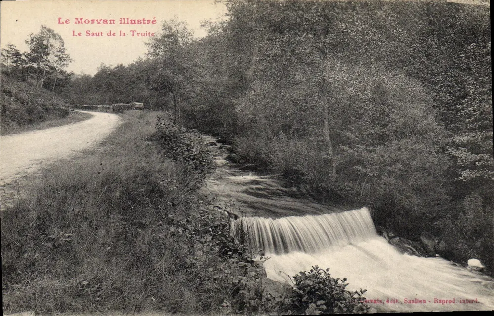 O Morvan ilustrado — O Salto da Truta — editor Saulien - Frente